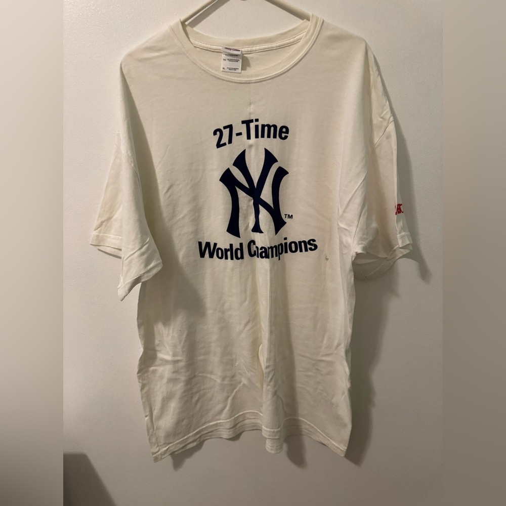NYY Fan Appreciation Giveaway Shirt - 27 Time World Champions - Size XL